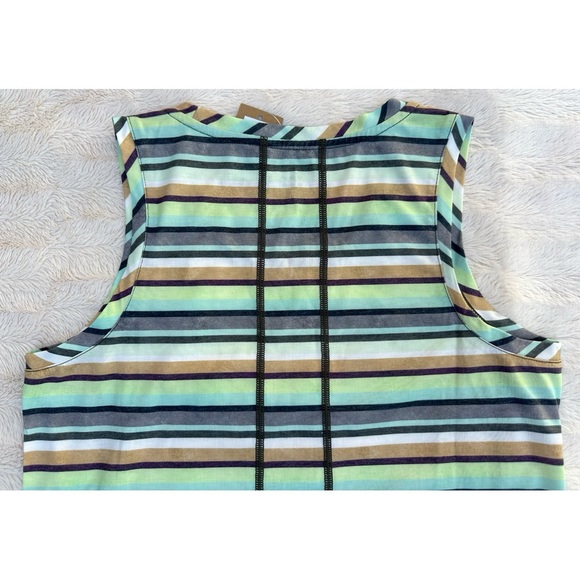NEW Title Nine Vibe Tank Top in Hanalei Stripe Print - Picture 15 of 17